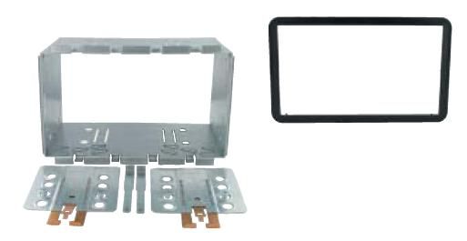 2-DIN frame Alfa 159 05-11  Brera 06-14  Spider 06-10  zwart