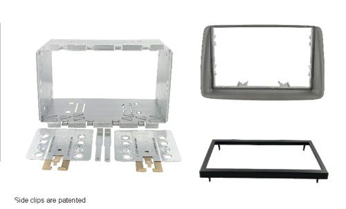 2-DIN frame Fiat Panda 04-12  grijs
