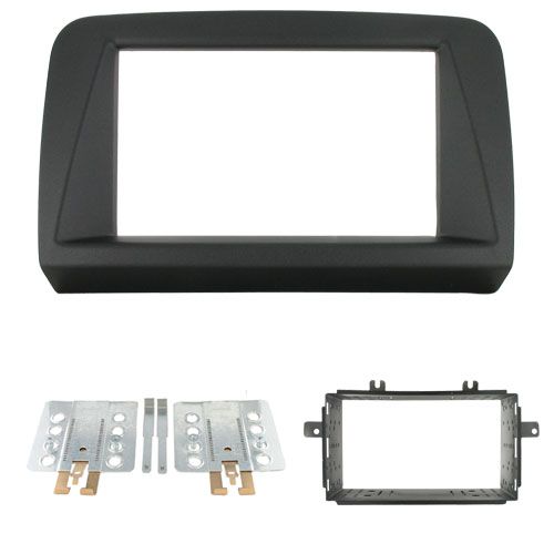 2-DIN frame Fiat Croma 08-11  zwart