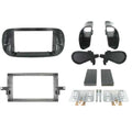 2-DIN frame Fiat 500 08-15  piano zwart