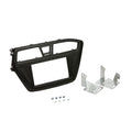 2-DIN frame Hyundai i20 15-20  zwart