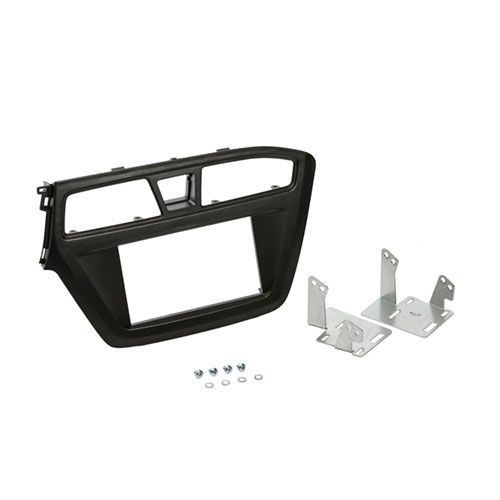 2-DIN frame Hyundai i20 15-20  zwart