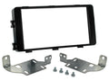2-DIN frame Mitsubishi Outlander 13-21  piano zwart