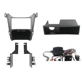 2-DIN frame Chevrolet Equinox  GMC Terrain en adapter  zwart