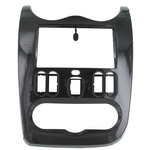 2-DIN frame Dacia Duster  Logan  Sandero 10-12 piano zwart