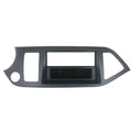1-DIN frame Kia Picanto 11- met start/stop gat  zwart