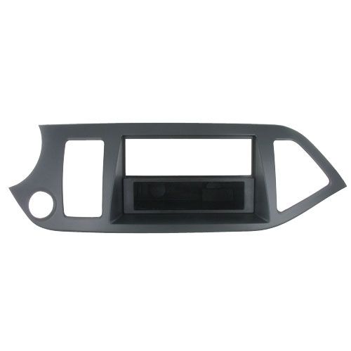 1-DIN frame Kia Picanto 11- met start/stop gat  zwart
