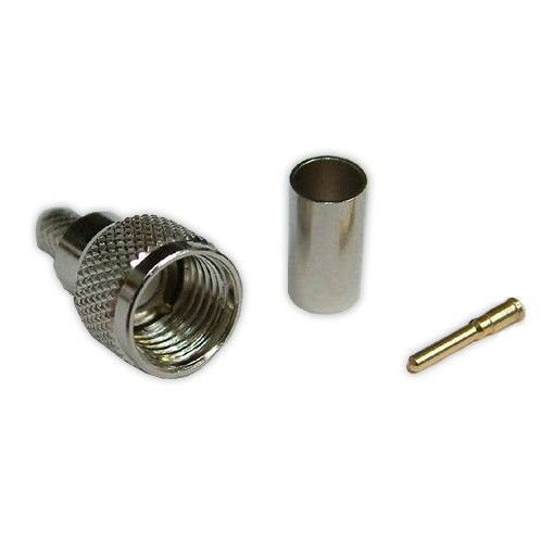 kabelconnector krimp Mini-UHF M - RG58