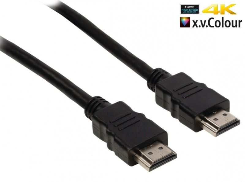 HDMI extend cable 1 0 meter black 4K high speed