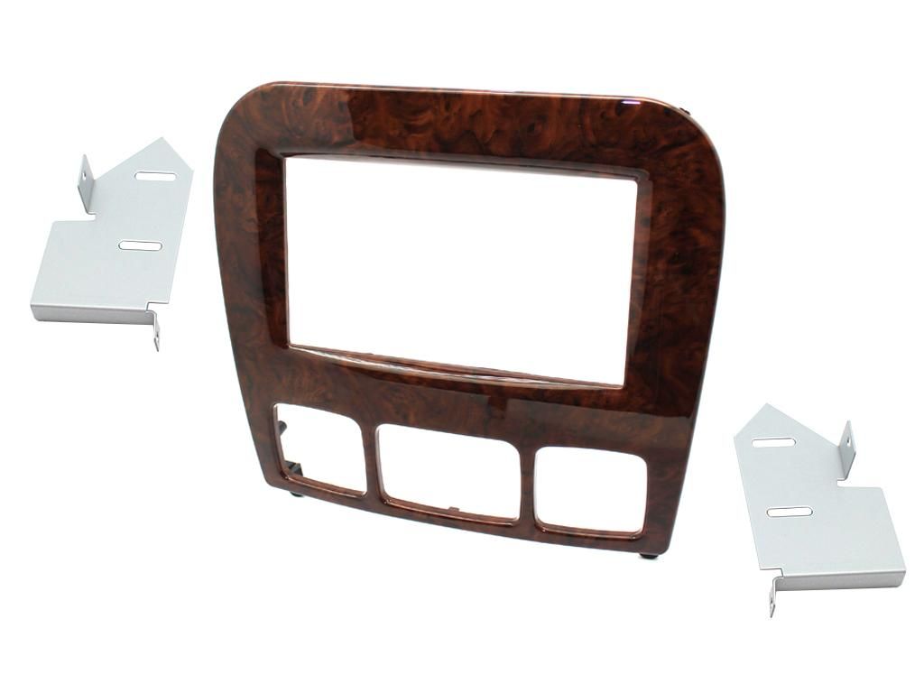 2-DIN frame Mercedes S-class 98-05 hout look
