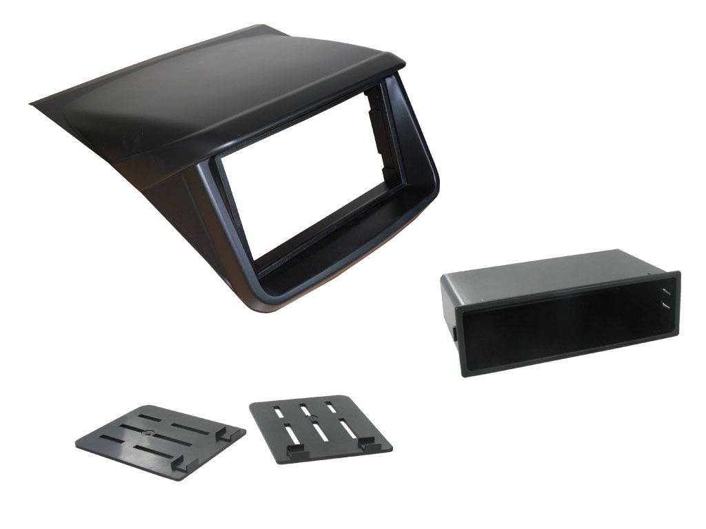 2-DIN frame Mitsubishi L200 06-15  zwart