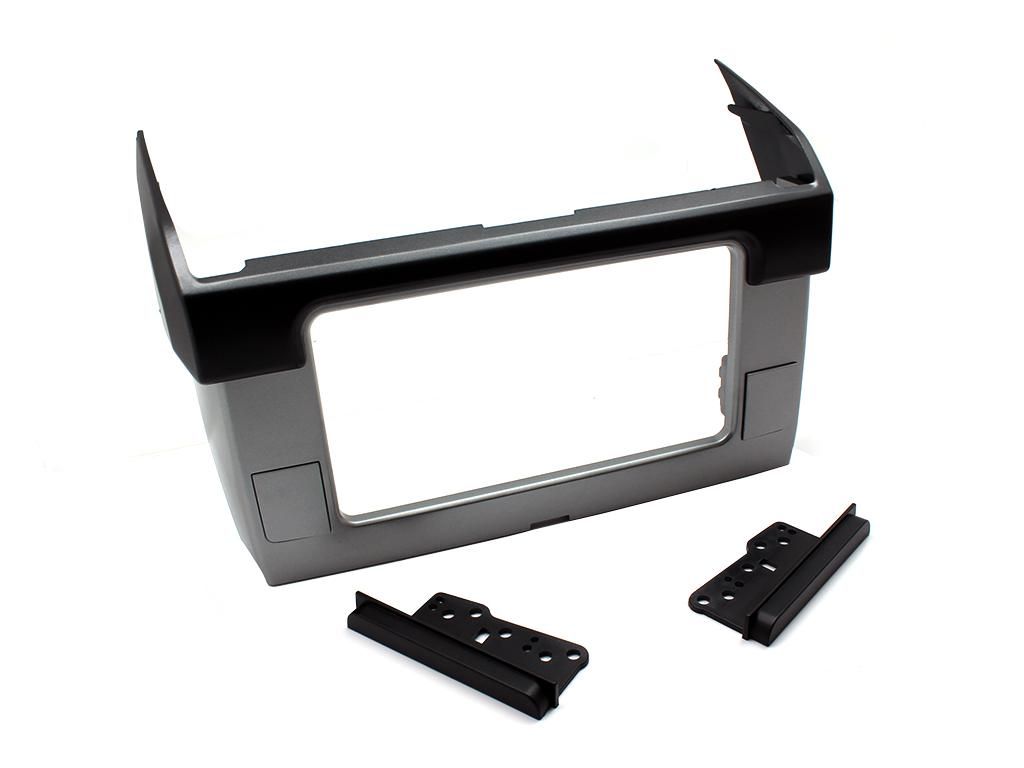 2-DIN frame Toyota Prado 13-17 zwart-zilverkleur