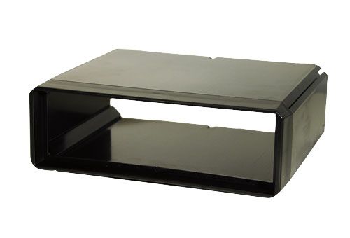 1-DIN frame Universeel ISO onderbouwbakje  zwart