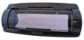 1-DIN frame Universeel front met waterdichte afscherming  zw