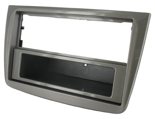 1-DIN frame Alfa Mito 08-13 zilverkleurig