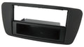 1-DIN frame Seat Ibiza 08-14 met bakje  antraciet grijs
