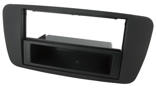 1-DIN frame Seat Ibiza 08-14 met bakje  antraciet grijs
