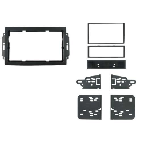 2-DIN frame Chrysler 300  Caliber  Jeep Compass 05-11  zwart