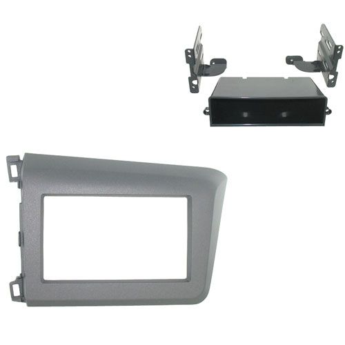 2-DIN frame Honda Civic 11-15 met bakje  antraciet