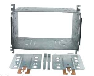 2-DIN frame Hyundai Tucson 05-10 zonder OEM paneel  zwart