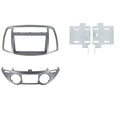 2-DIN frame Hyundai i20 12-14 autom airco  OEM paneel  zilve