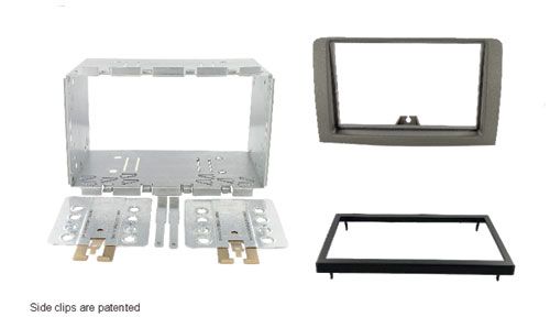 2-DIN frame Lancia Musa 08-12 met metaal frame  grijs