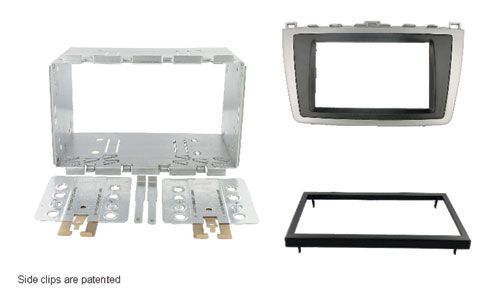 2-DIN frame Mazda 6-serie 08-10  zwart