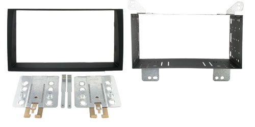 2-DIN frame Kia Ceed 09-12  soft touch  zwart