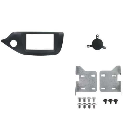 2-DIN frame Kia Ceed 13-18  mat zwart