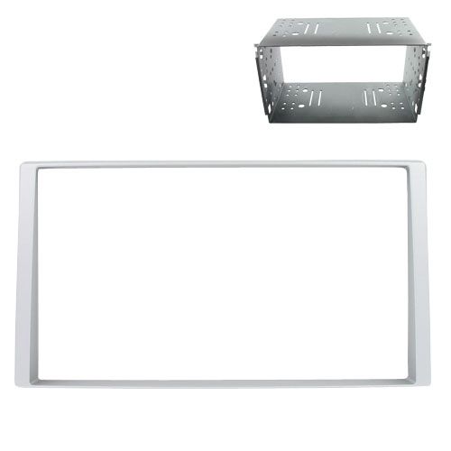 2-DIN frame Kia Sportage 08-10  zilverkleurig