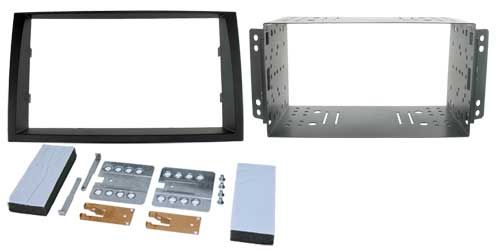 2-DIN frame Kia Venga 10-19 soft touch  zwart