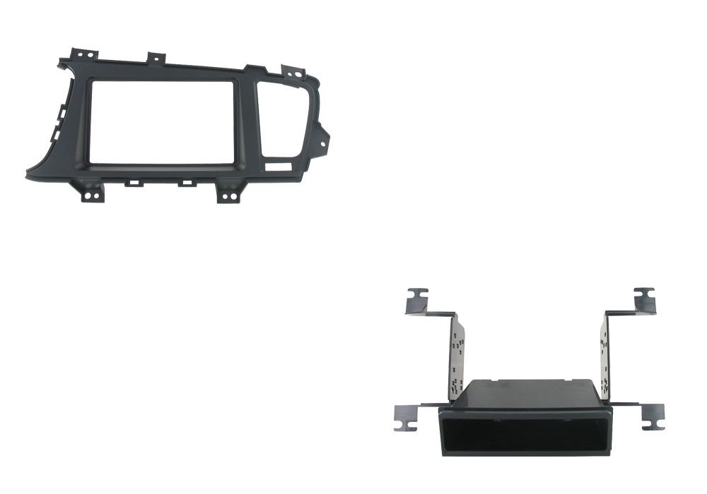 2-DIN frame Kia Optima 10-14 met bakje  zwart