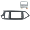 2-DIN frame Kia Picanto 11-17 met start stop systeem  grijs