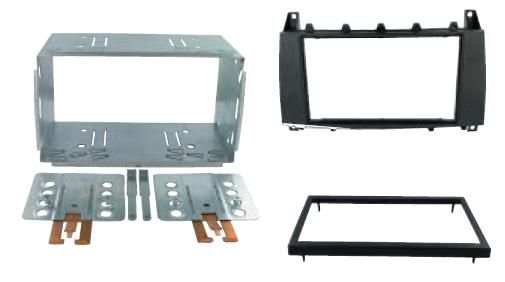 2-DIN frame Mercedes C-class  Vito 04-07 zwart
