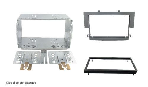 2-DIN frame Mitsubishi Colt 05-08  grijs
