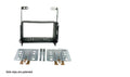 2-DIN frame Nissan X-Trail 07-21 zwart