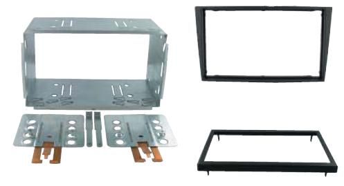 2-DIN frame Opel Agila  Corsa  Vivaro 00-10  zwart