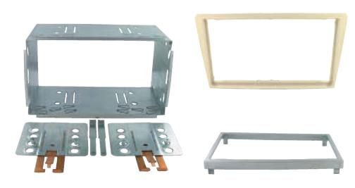 2-DIN frame Opel Signum 05-08  Vectra 05-09  zilverkleur