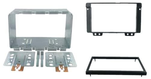 2-DIN frame LR Freelander 03-07  zwart