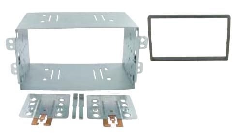2-DIN frame Ssangyong Rexton 06-13  zwart