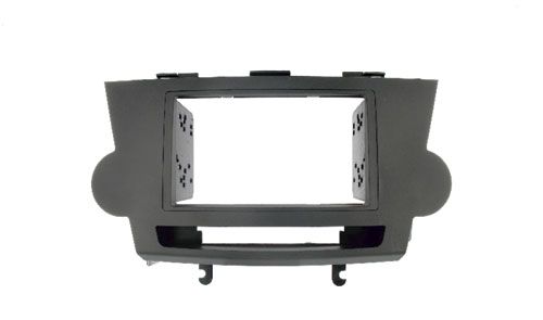 2-DIN frame Toyota Highlander 08-10 zwart