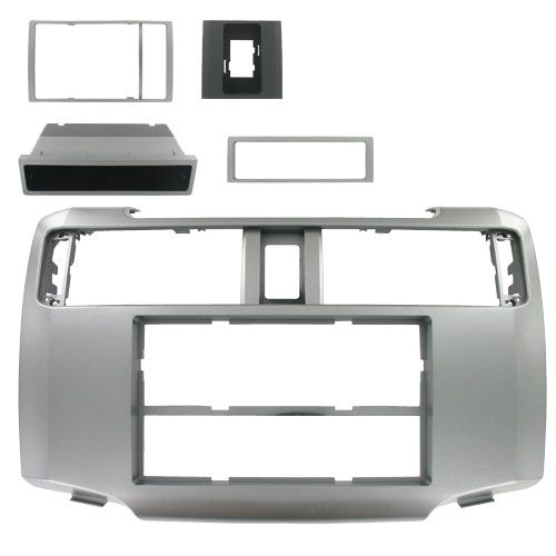 2-DIN frame Toyota 4Runner 10- zilverkleurig