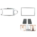 2-DIN frame Toyota Yaris 11-20 met rond  zilverkleurig