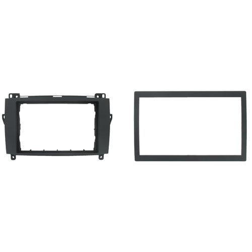 2-DIN frame Mercedes Sprinter  Vito  VW Crafter 07- zwart