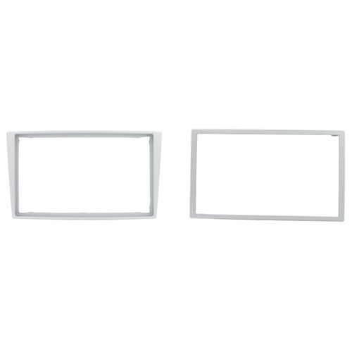2-DIN frame Opel Corsa 00-06 Meriva 03-10 Tigra 04-10 zilver