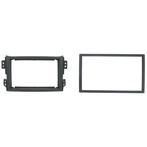 2-DIN frame Opel Agila  Suzuki Splash 08-14 met rand  zwart