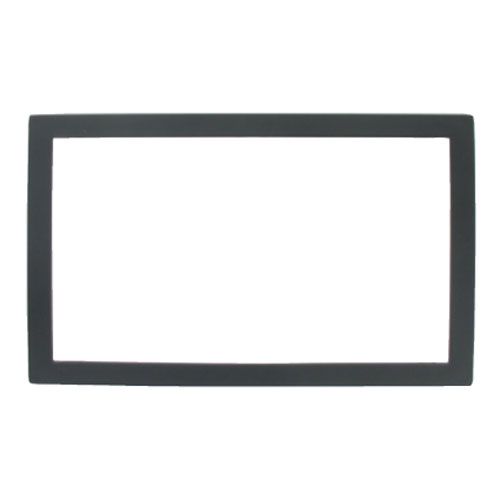 2-DIN frame Saab 9-5 97-05 alleen rand  zwart