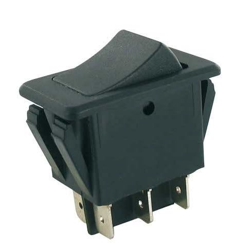 Wipschakelaar ovaal aan-aan dubbel polig 12V/20 Amp