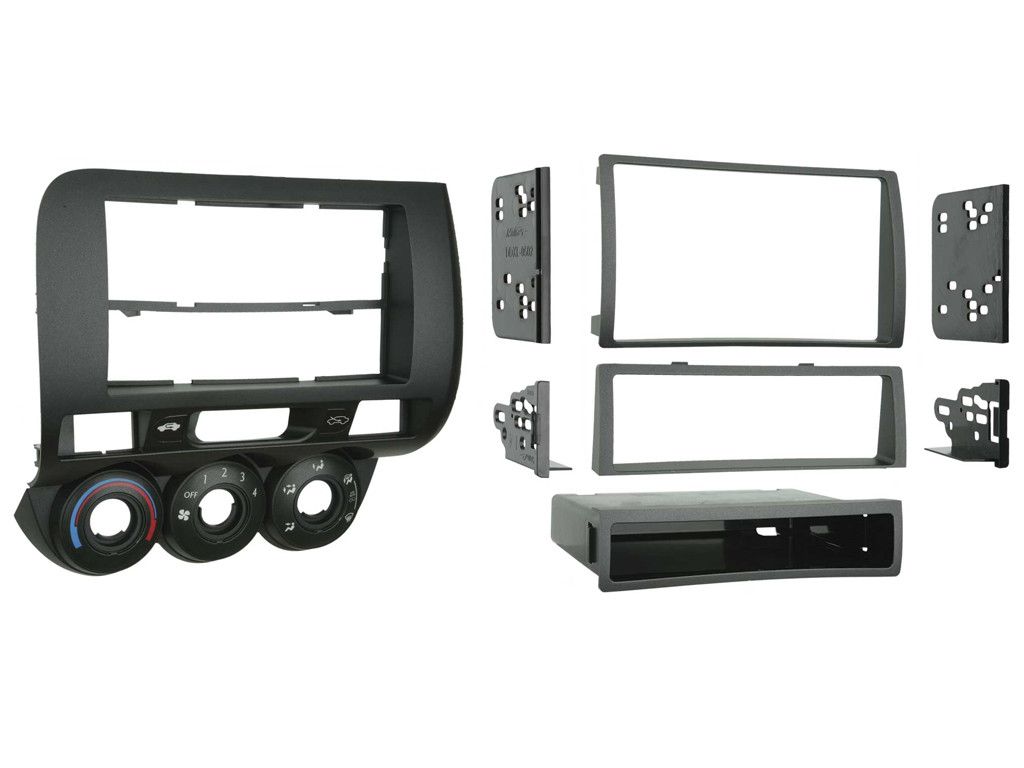 2-DIN frame Honda Jazz / Fit 07-08  zwart