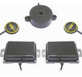Dode hoek detectie  2 sensoren / 2 Leds /1 buzzer